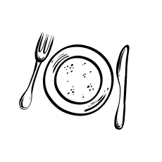 Plate and cutlery icon